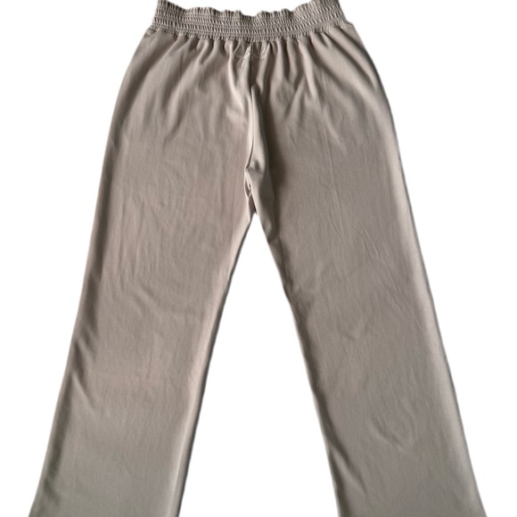 Beige Wide-Leg Pants - Picture 1 of 2